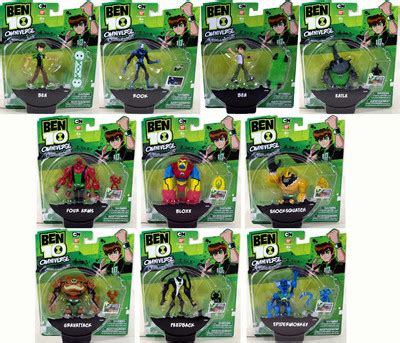 Ben 10 Omniverse SET OF 10 FIGURES 4" Assortment #32340C Bandai NEW omnitrix | #416527143