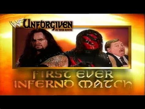 Video: The Undertaker Vs Kane - 1st Ever Inferno Match - Unforgiven 1998