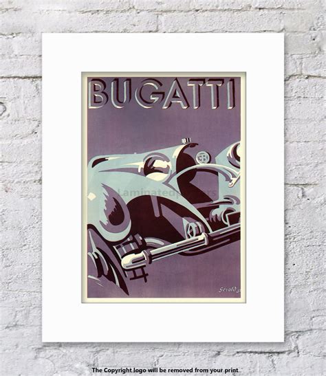 Bugatti Car - Art Print - Laminated Posters