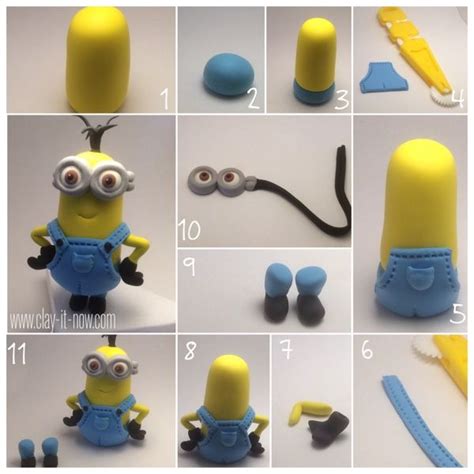 Minions 2015 Figurine, We make Kevin | Minions, Clay art for kids, Mini ...