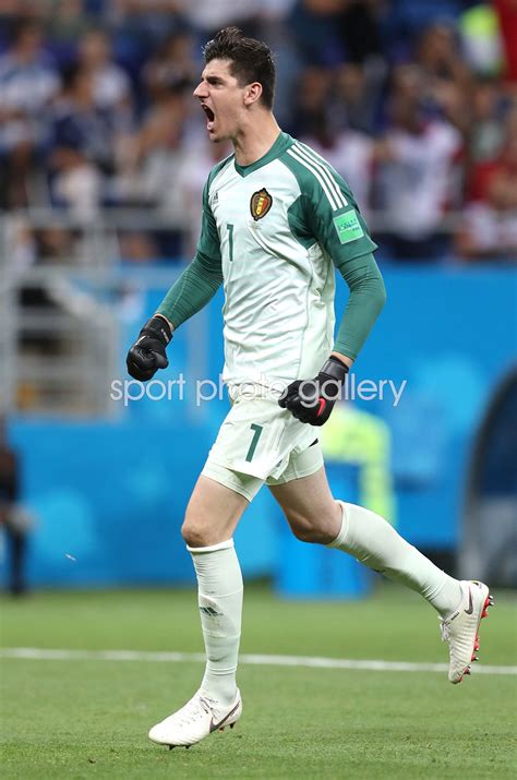 Thibaut Courtois Belgium v Japan Last 16 World Cup 2018 Images | Football Posters