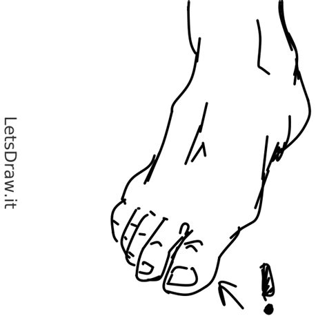 How to draw toe / prdwd9h4f.png / LetsDrawIt