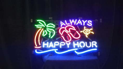 Happy Hour Neon Sign | Z201 | Chicago 2021