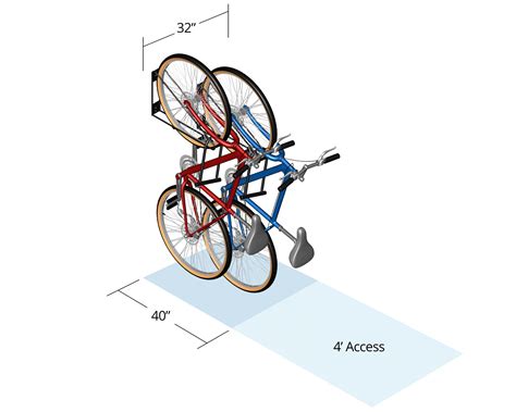 Bike Parking Layout and Design Dimensions | CycleSafe | Bike parking, Bike, Design