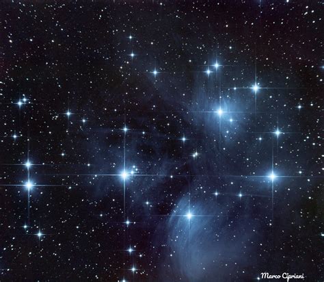 The Pleiades and the Orion Nebula | Marco Cipriani