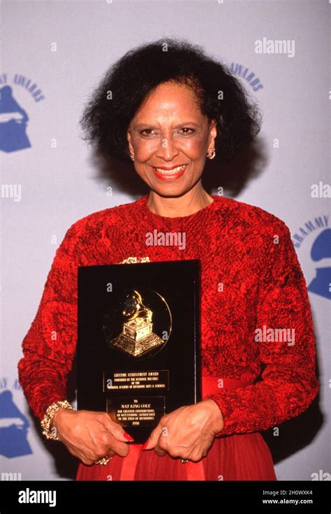 Maria Cole 1990 Credit: Ralph Dominguez/MediaPunch Stock Photo - Alamy