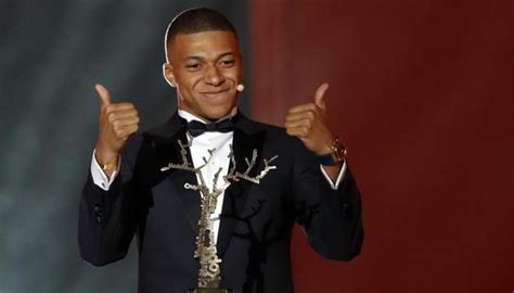 Kylian Mbappe wins best young player prize at Ballon d’Or ceremony ...