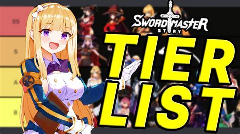 Sword Master Story Summer 2021 End Game Tier List (update Airi is SS ...