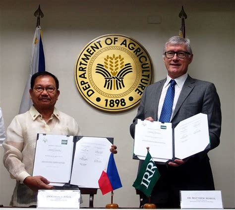 IRRI News: Philippine Department of Agriculture strengthens support for the nationwide ...