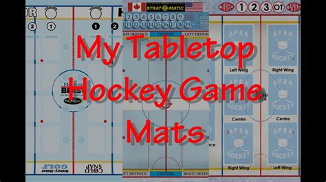 Hockey Board Game Mats - YouTube