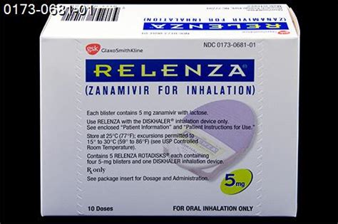 North Dakota Health and Human Services > Lab/Pharmaceuticals > Relenza (5 mg) Inhaler (Zanamivir ...