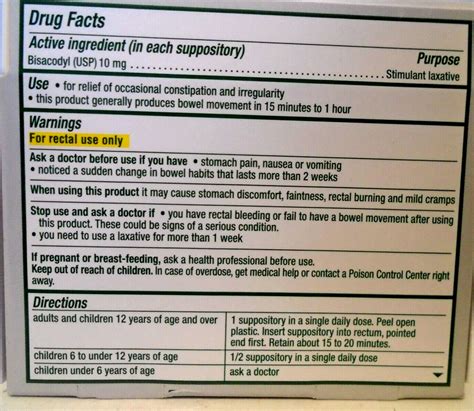 Dulcolax Medicated Laxative Suppository 16 Comfort Shaped Suppositories ...