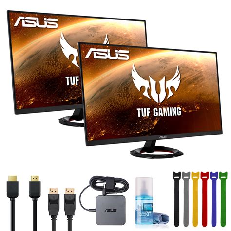 2-Pack ASUS TUF Gaming VG279Q1R Gaming Monitor 27 inch Full HD (1920 x 1080), IPS, 144Hz, 1ms ...