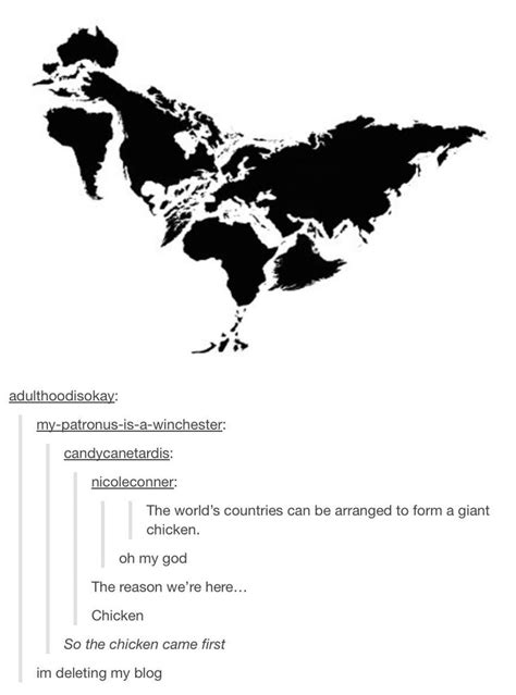 The world's countries [sic] can be arranged to form a giant chicken :D 9gag Funny, Stupid Funny ...