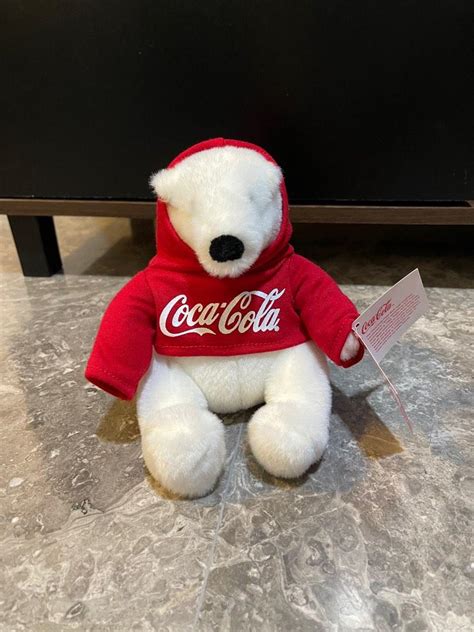 COCA COLA PLUSH POLAR BEAR, Hobbies & Toys, Memorabilia & Collectibles, Fan Merchandise on Carousell