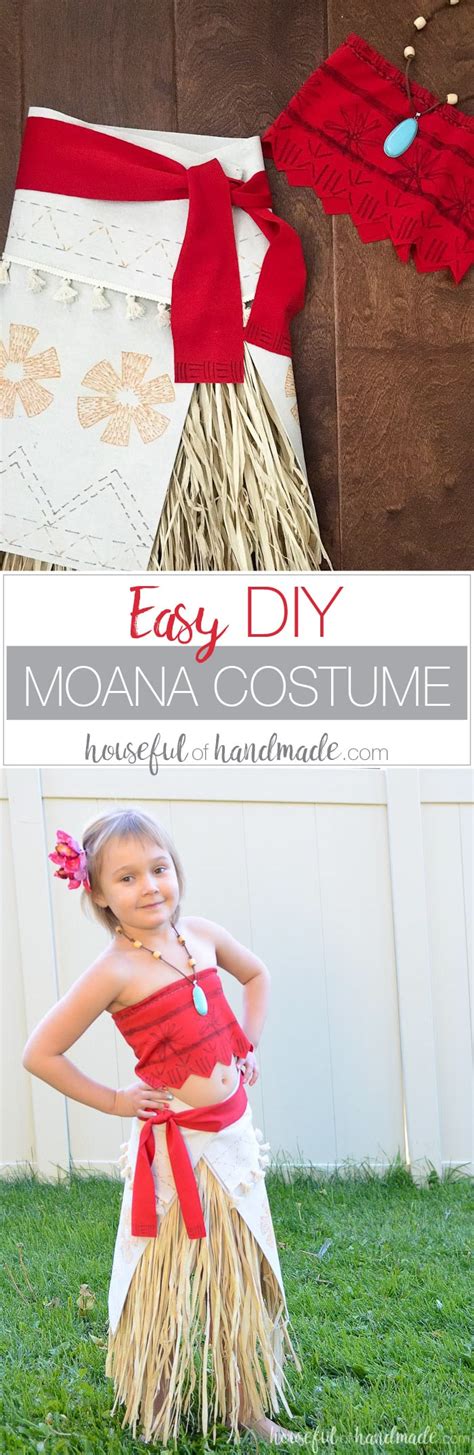 Easy DIY Moana Costume - Houseful of Handmade