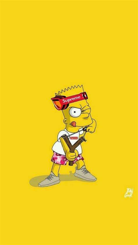 720P Descarga gratis | Bart simpson gángster, genial gángster de dibujos animados, Fondo de ...