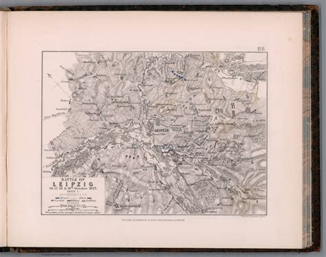 Battle of Leipzig, 16, 17, 18 & 19 October 1813: sheet 1. - David Rumsey Historical Map Collection