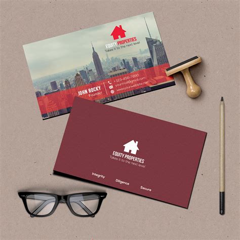 Real Estate Business Card on Behance