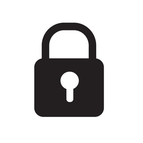 Lock icon vector illustration 581808 Vector Art at Vecteezy