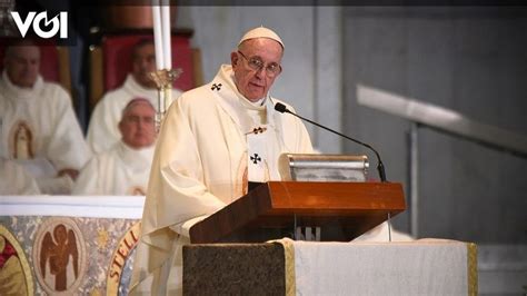 Pope Francis Mass Live Broadcast From GBK Thursday Petang, Azan Magrib ...