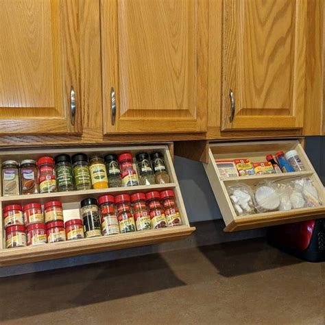 Under Cabinet Spice Rack | New kitchen cabinets, Cabinet spice rack, Kitchen cabinet organization