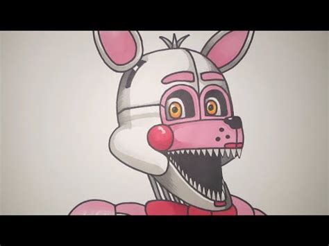 How To Draw Funtime Foxy From Sister Location Step By Step - YouTube