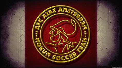 Download Emblem Soccer Logo AFC Ajax Sports HD Wallpaper