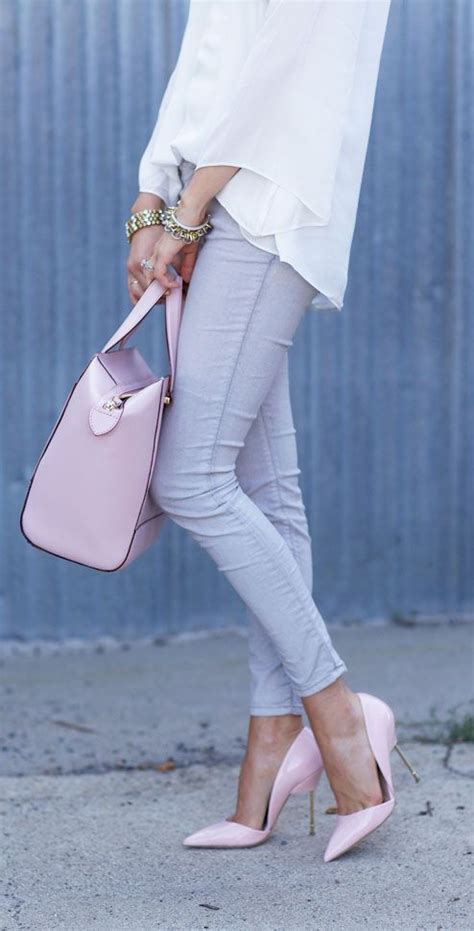 Light Pink Heels Outfit Ideas for Women – kadininmodasi.org