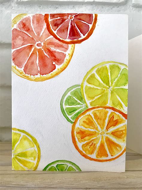 Watercolor Paintings Of Fruit