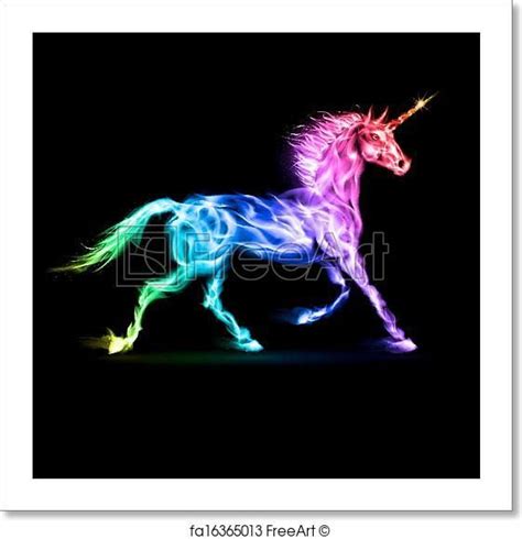 Free art print of Colorful fire unicorn. | Unicorn wallpaper, Unicorn ...