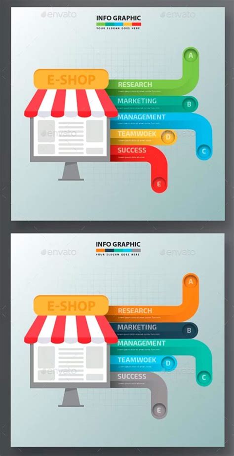 E-Commerce Infographics Design – MasterBundles