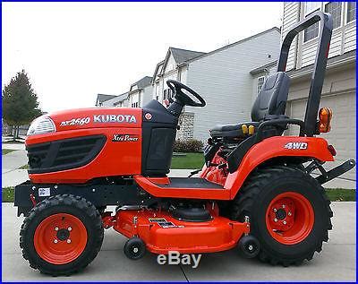 NEW KUBOTA BX2660 HST COMPACT TRACTOR 4×4 4WD 54 Lawn Mower Diesel PTO bx2670 | Mowers & Tractors