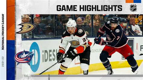 Ducks @ Blue Jackets 12/9/21 | NHL Highlights - YouTube