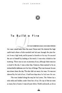 to-build-a-fire - The Teachers' Library