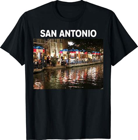 San Antonio RiverWalk Nightlife T-Shirt - Plus Size, Black, 3XL ...