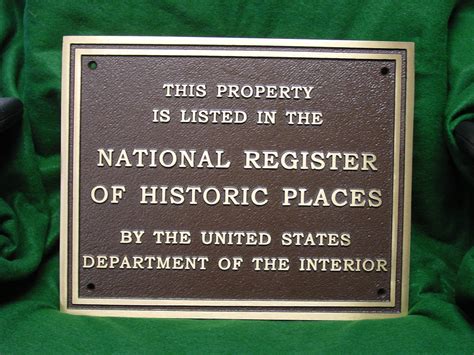 National Register Plaques - Historic Places | Erie Landmark