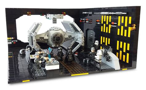 MOC - Vader's Personal Tie Advanced Hangar : legostarwars | Lego star ...