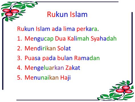 Gambar Poster Rukun Iman Dan Rukun - Riset