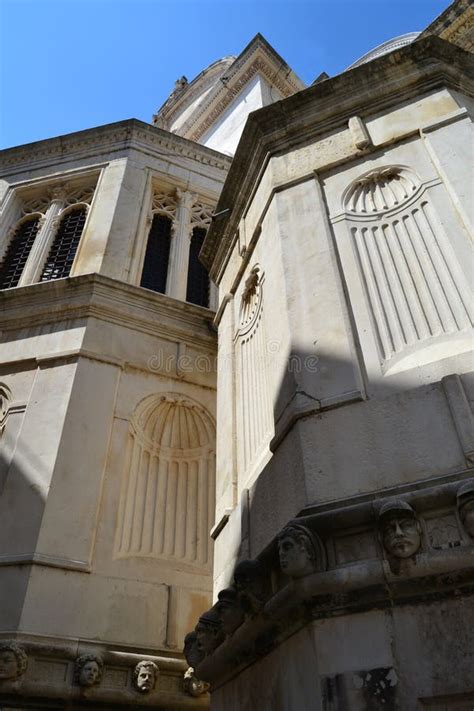 Cathedral of Sibenik, Croatia Stock Image - Image of cross, hands: 20842183