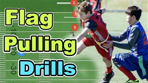 Flag Football Chaser Flag Pulling Drills | Flag Football Drills For ...