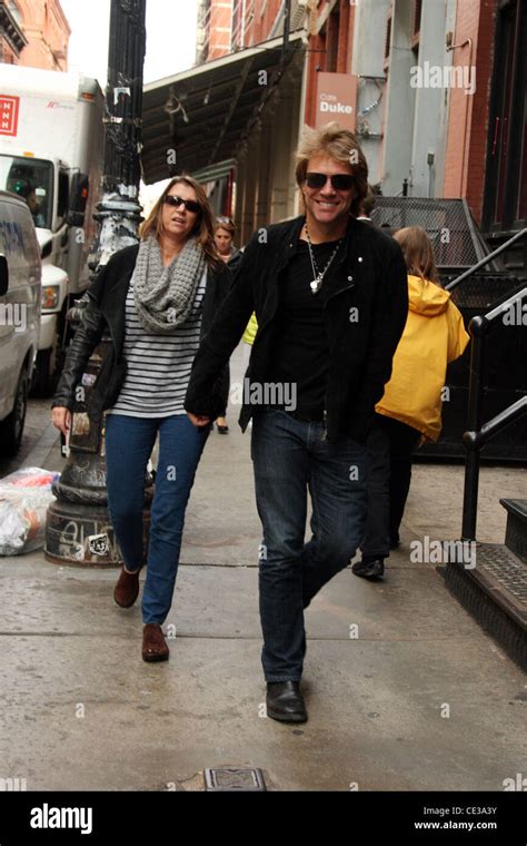 Jon Bon Jovi and Dorothea Hurley out shopping together in Soho New York ...