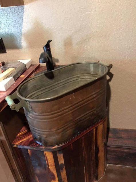 17 Feed bucket sinks ideas | bucket sink, rustic bathrooms, water trough