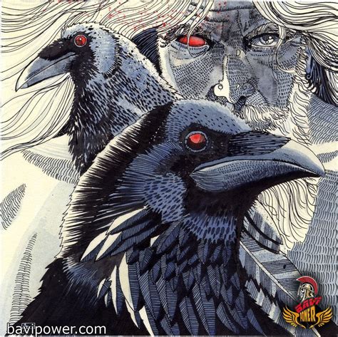 Ravens were the symbol of Odin the Allfather who was the Aesir chief god. Clearly, ravens were ...