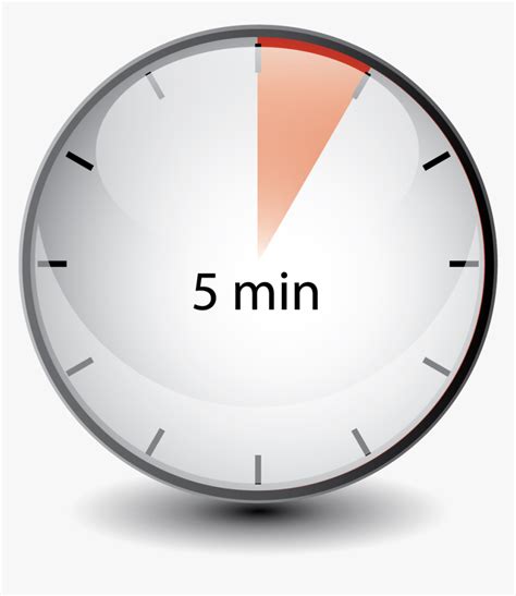 Clip Art 5 Minute Timer Clipart - 5 Minute Clock Png, Transparent Png , Transparent Png Image ...