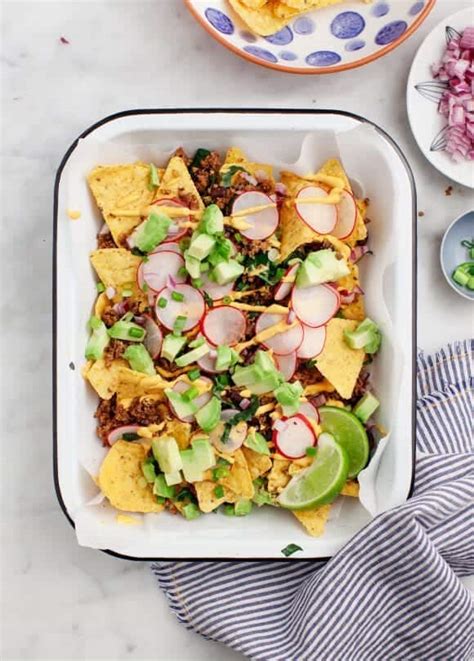 Healthy Loaded Vegan Nachos Recipe - Love and Lemons