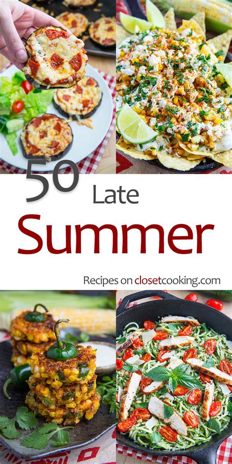 50 Late Summer Recipes