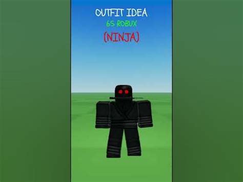 Making Roblox (NINJA) Outfit - YouTube