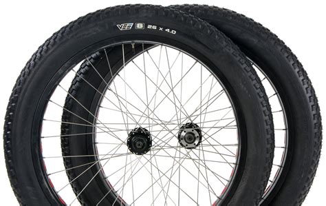 FREE SHIP 48 STATES* FAT BIKE Wheels Wheelsets + FREE TIRES PROMO SALE 120TPI Folding Bead Vee ...