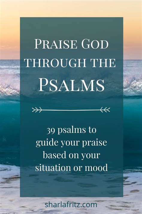 Praise God Through the Psalms - Sharla Fritz